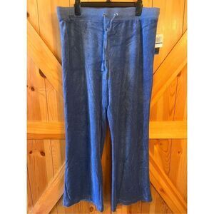 Womens Sideways Athletic Pants Size XL Blue Nwt (1252)